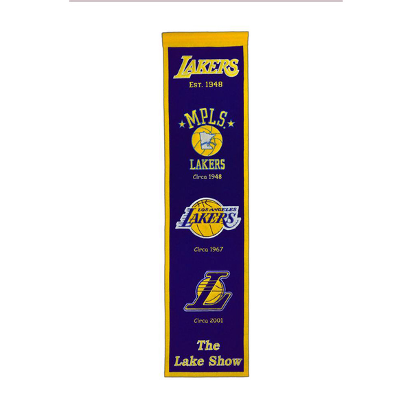 Los Angeles Lakers Winning Streak Heritage Banner