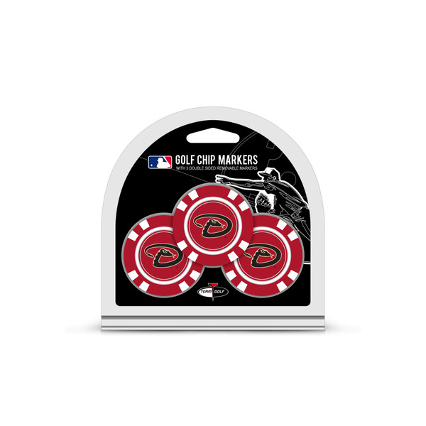 Arizona Diamondbacks 3 Pack Golf Chip Ball Markers