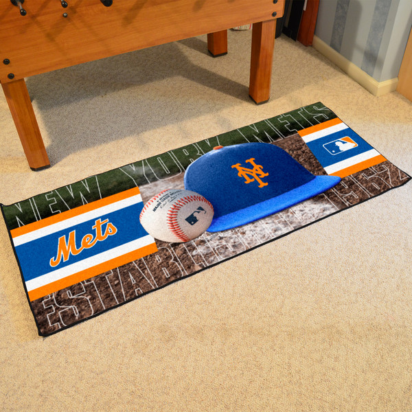 MLB - New York Mets Baseball Runner 30"x72"