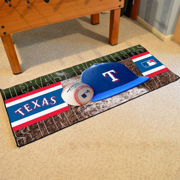 MLB - Texas Rangers Baseball Runner 30"x72"