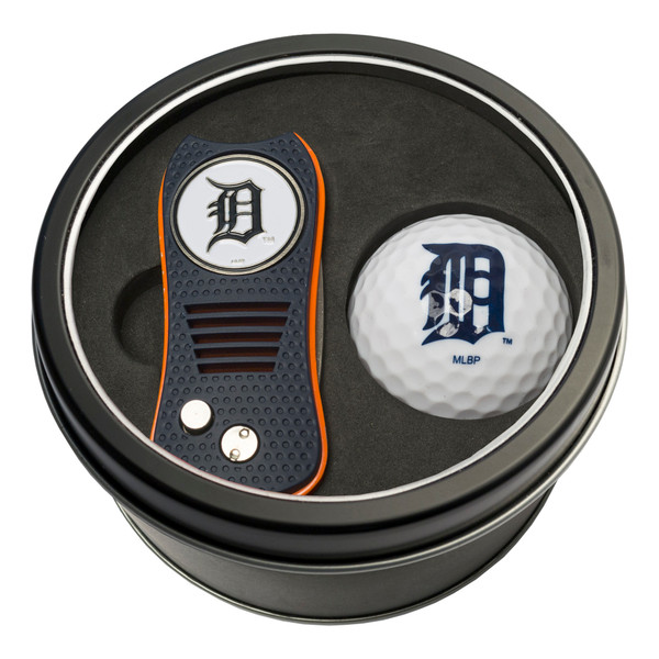 Detroit Tigers Tin Gift Set with Switchfix Divot Tool and Golf Ball
