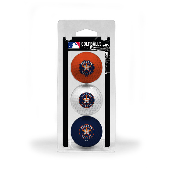 Houston Astros 3 Golf Ball Pack