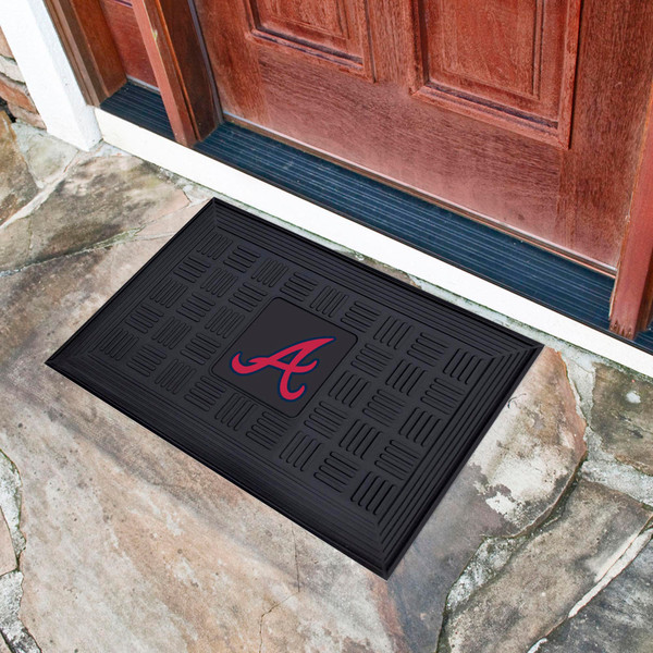 MLB - Atlanta Braves Medallion Door Mat 19.5"x31.25"