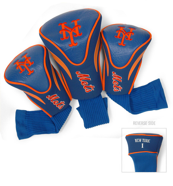New York Mets 3 Pack Contour Head Covers