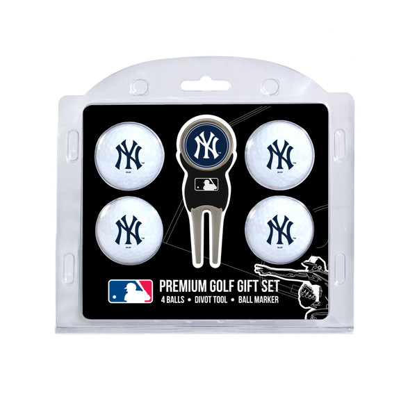 New York Yankees 4 Golf Ball And Divot Tool Set