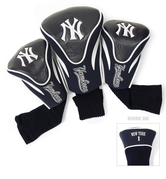 New York Yankees 3 Pack Contour Head Covers