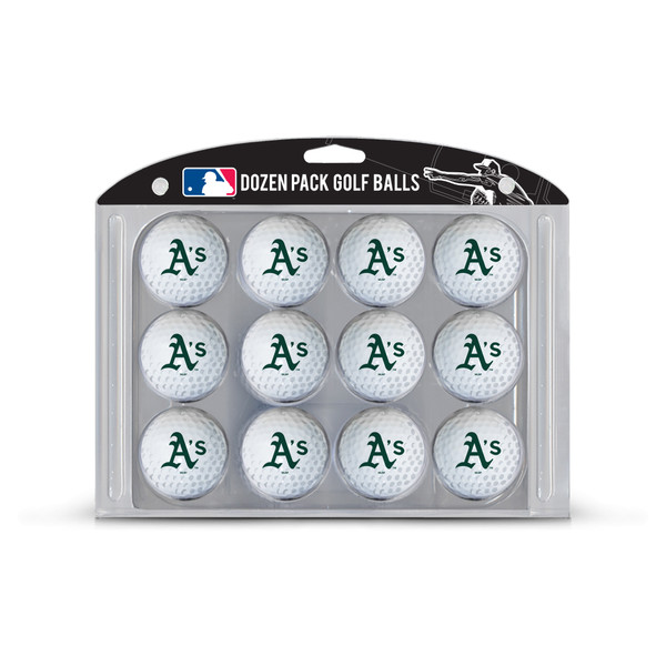 Oakland Athletics Golf Balls, 12 Pack