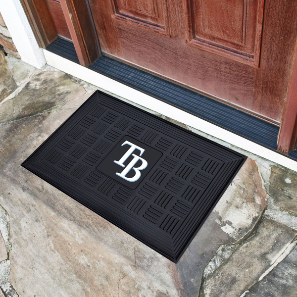 MLB - Tampa Bay Rays Medallion Door Mat 19.5"x31.25"