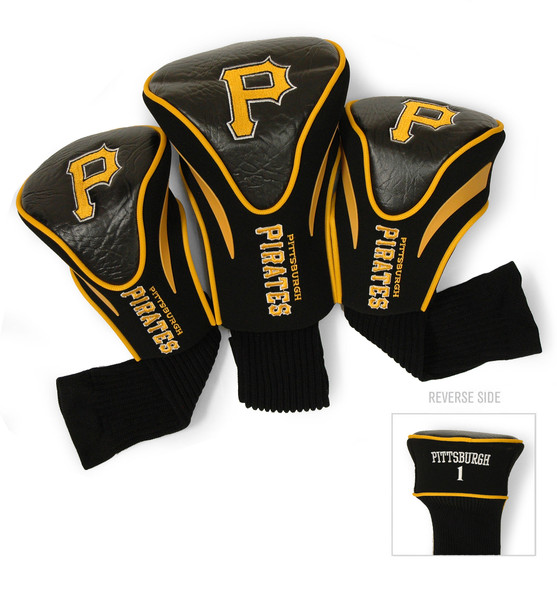 Pittsburgh Pirates 3 Pack Contour Head Covers