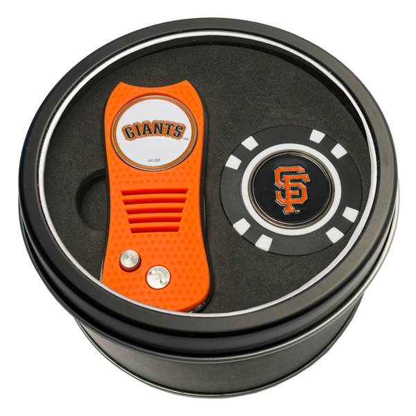 San Francisco Giants Tin Gift Set with Switchfix Divot Tool and Golf Chip