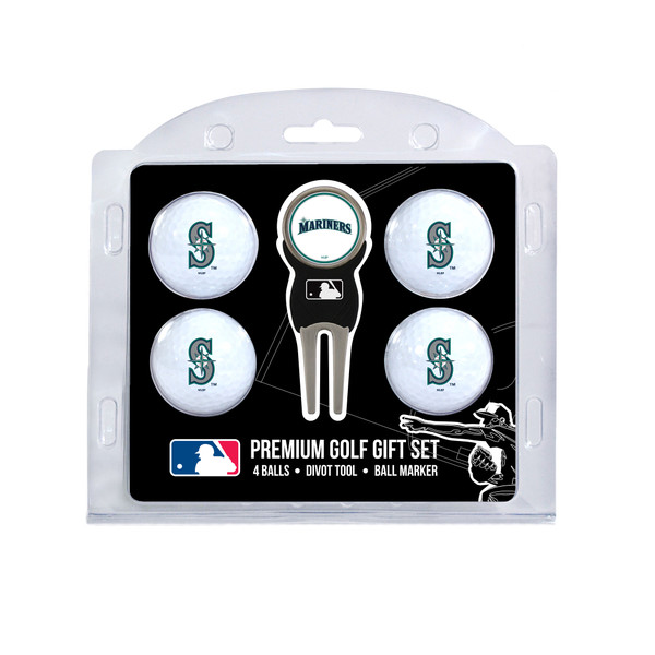 Seattle Mariners 4 Golf Ball And Divot Tool Set