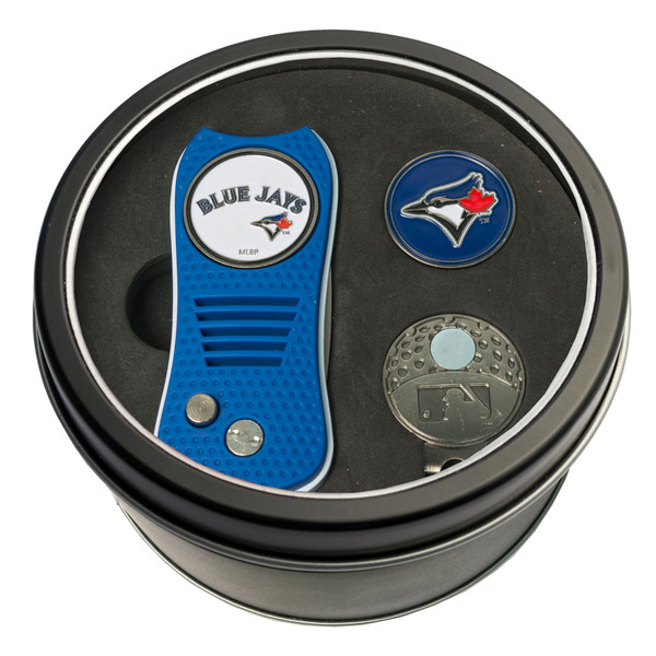 Toronto Blue Jays Tin Gift Set with Switchfix Divot Tool, Cap Clip, and Ball Marker