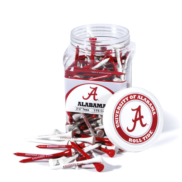 Alabama Crimson Tide Jar Of 175 Golf Tees