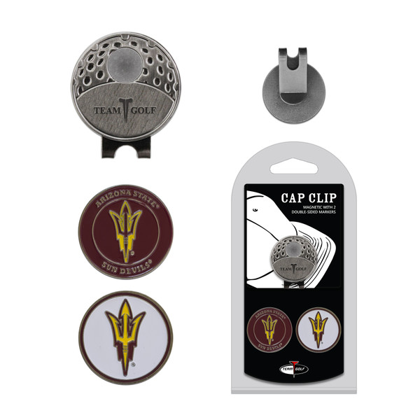 Arizona State Sun Devils Cap Clip With 2 Golf Ball Markers