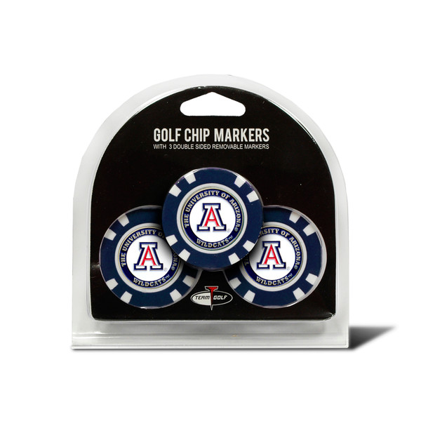 Arizona Wildcats 3 Pack Golf Chip Ball Markers