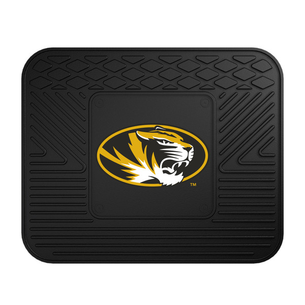 University of Missouri - Missouri Tigers Utility Mat Tiger Head Primary Logo Black