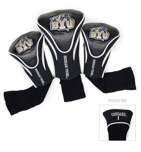 Brigham Young  3 Pack Contour Head Covers