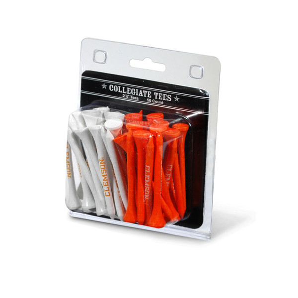 Clemson Tigers Pack Of 50 Golf Tees