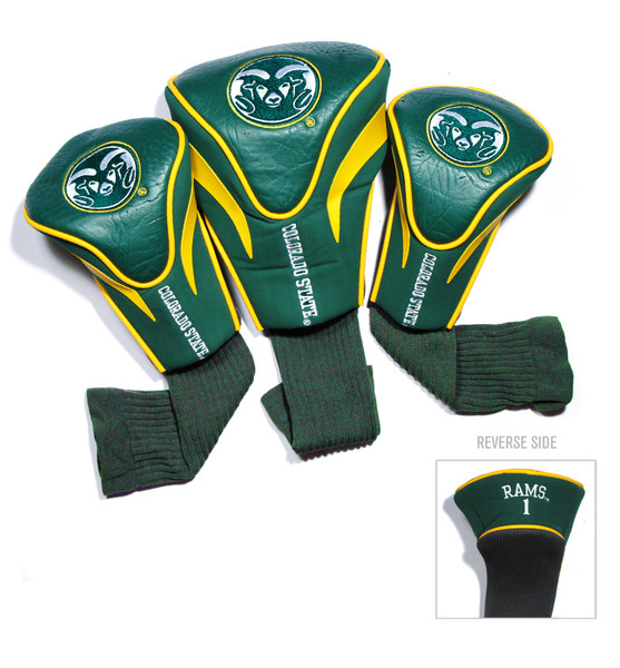 Colorado State Rams 3 Pack Contour Head Covers