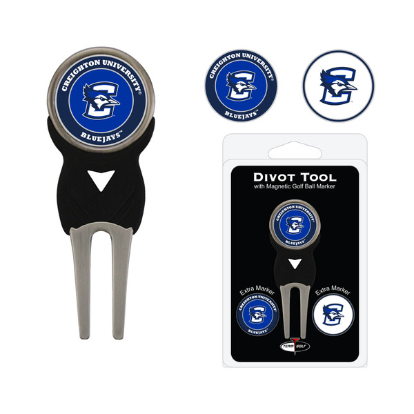 Creighton Divot Tool Pack With 3 Golf Ball Markers