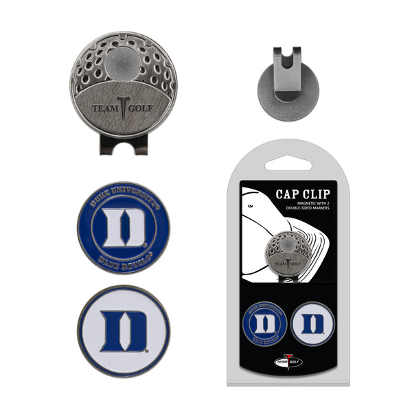 Duke Blue Devils Cap Clip With 2 Golf Ball Markers