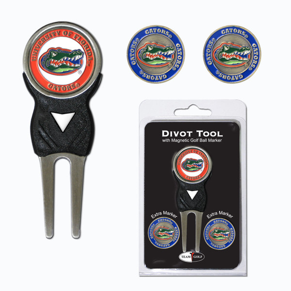 Florida Gators Divot Tool Pack With 3 Golf Ball Markers