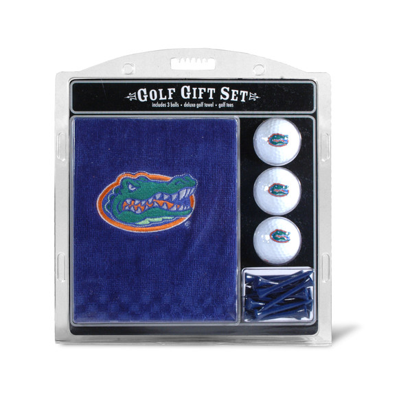 Florida Gators Embroidered Golf Towel, 3 Golf Ball, and Golf Tee Set