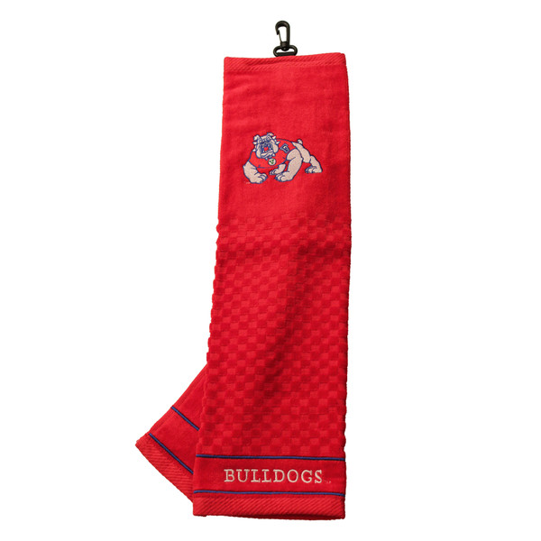 Fresno St Embroidered Golf Towel