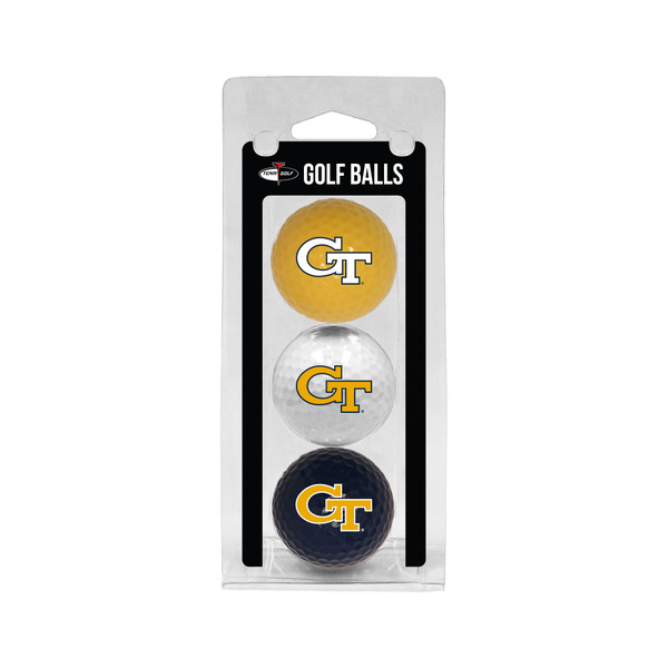 Georgia Tech Yellow Jackets 3 Golf Ball Pack