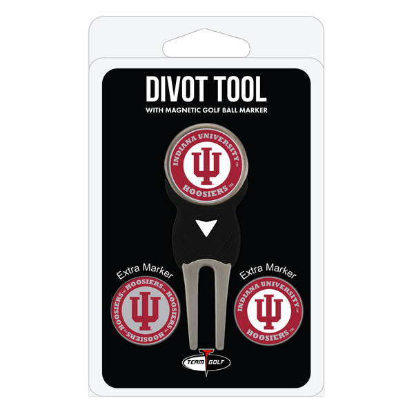 Indiana Hoosiers Divot Tool Pack With 3 Golf Ball Markers