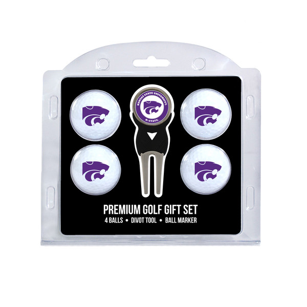 Kansas State Wildcats 4 Golf Ball And Divot Tool Set