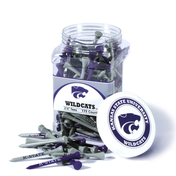 Kansas State Wildcats Jar Of 175 Golf Tees