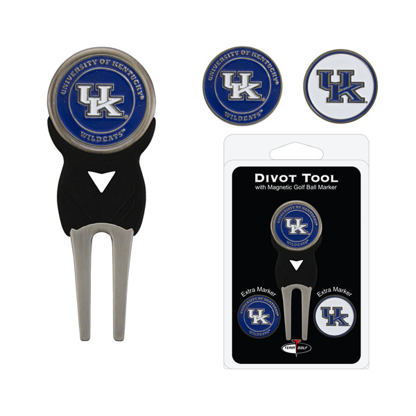 Kentucky Wildcats Divot Tool Pack With 3 Golf Ball Markers