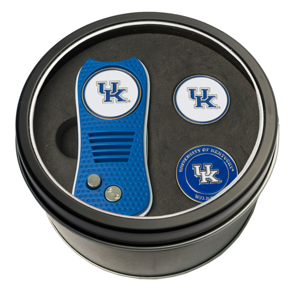 Kentucky Wildcats Tin Gift Set with Switchfix Divot Tool and 2 Ball Markers