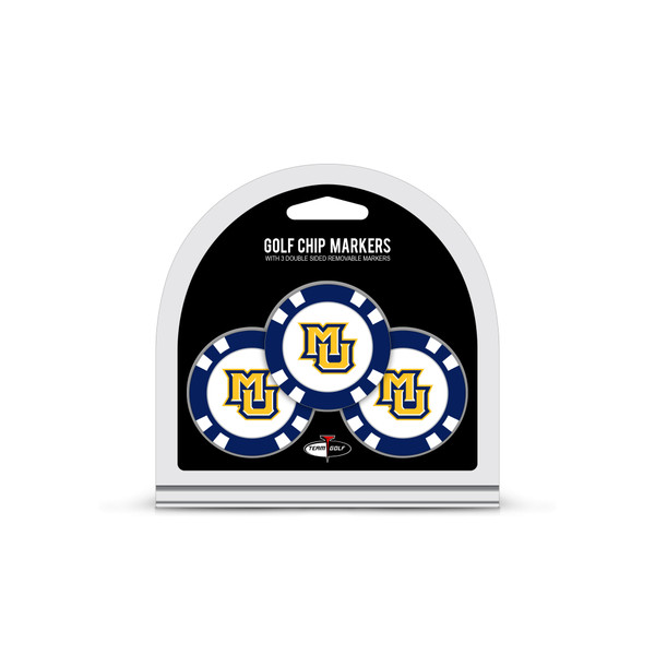 Marquette Golden Eagles 3 Pack Golf Chip Ball Markers