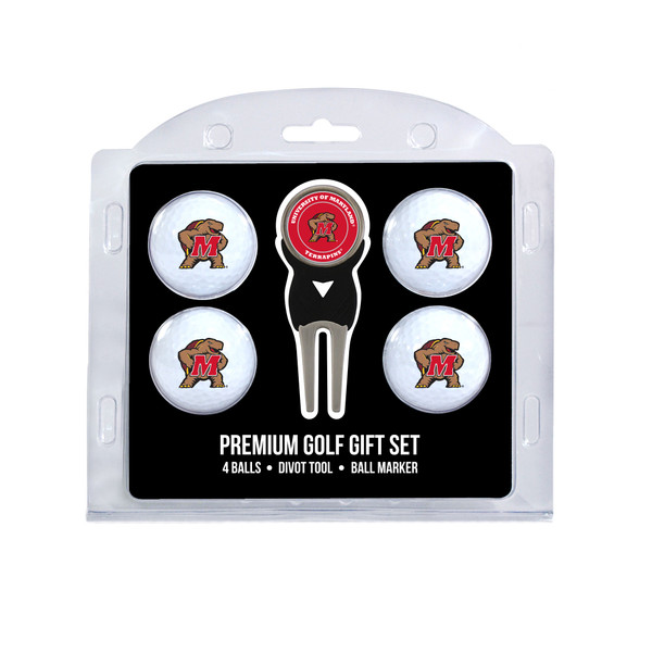 Maryland Terrapins 4 Golf Ball And Divot Tool Set