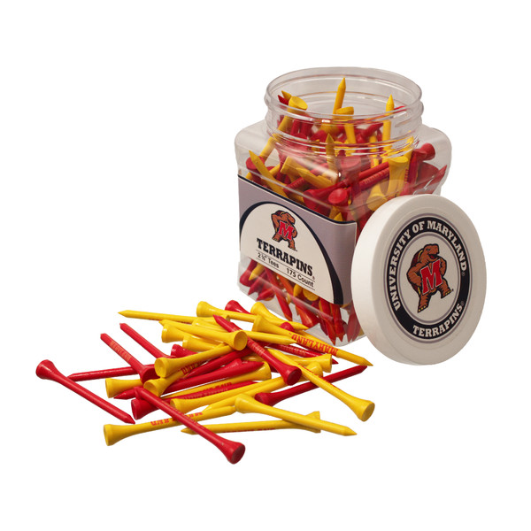 Maryland Terrapins Jar Of 175 Golf Tees