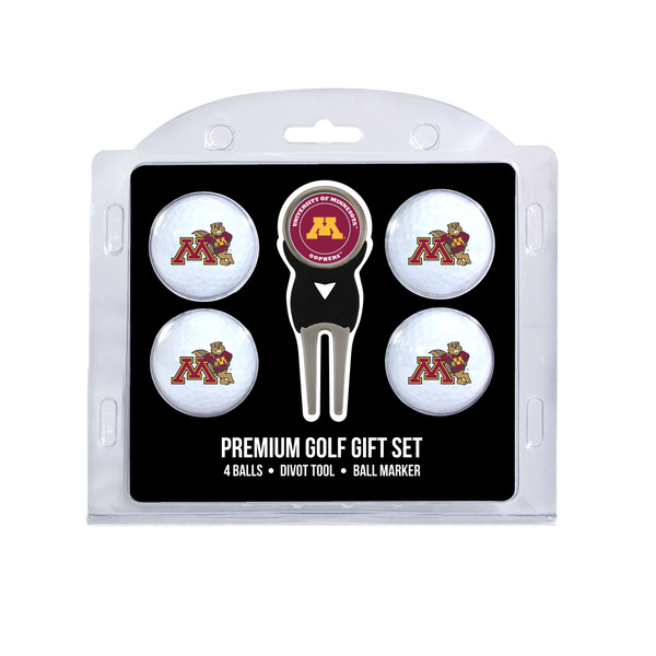 Minnesota Golden Gophers 4 Golf Ball And Divot Tool Set