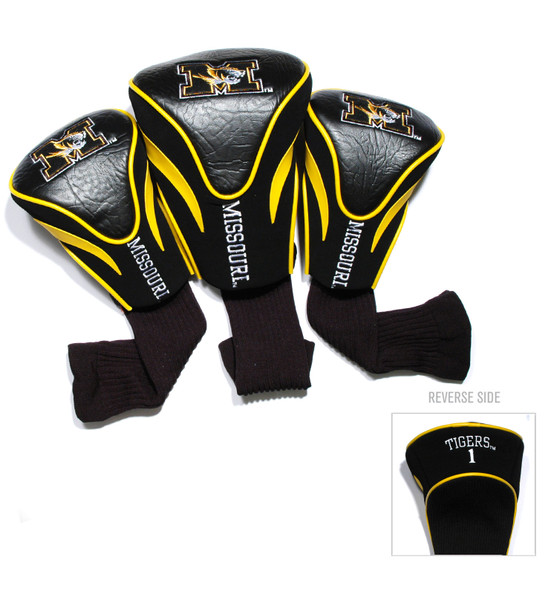 Missouri Tigers 3 Pack Contour Head Covers