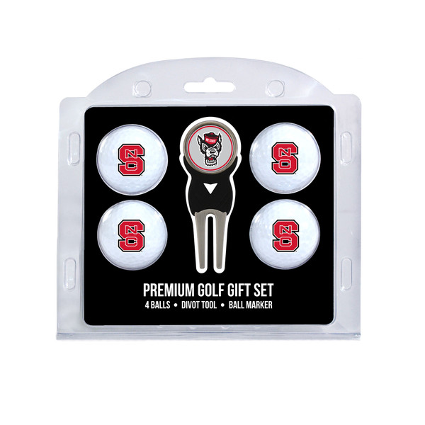 NC State Wolfpack 4 Golf Ball And Divot Tool Set