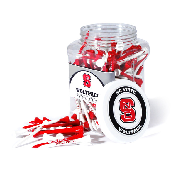 NC State Wolfpack Jar Of 175 Golf Tees