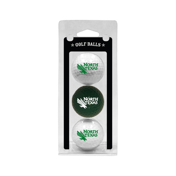 North Texas 3 Golf Ball Pack