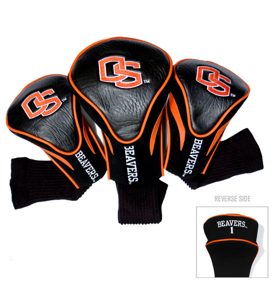 Oregon State Beavers 3 Pack Contour Head Covers