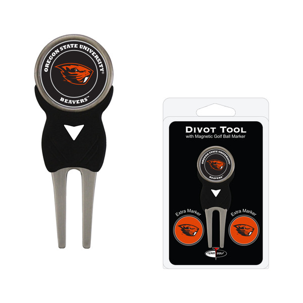Oregon State Beavers Divot Tool Pack With 3 Golf Ball Markers