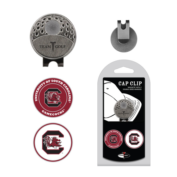 South Carolina Gamecocks Cap Clip With 2 Golf Ball Markers