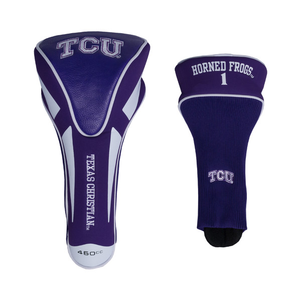 TCU Horned Frogs Single Apex Driver Head Cover