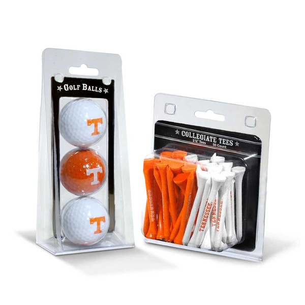 Tennessee Volunteers 3 Golf Balls And 50 Golf Tees