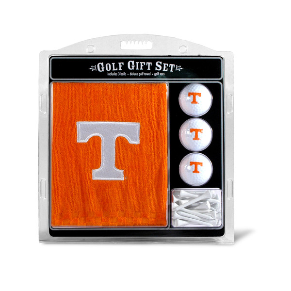 Tennessee Volunteers Embroidered Golf Towel, 3 Golf Ball, and Golf Tee Set