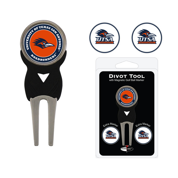 Texas - San Antonio    Divot Tool Pack With 3 Golf Ball Markers