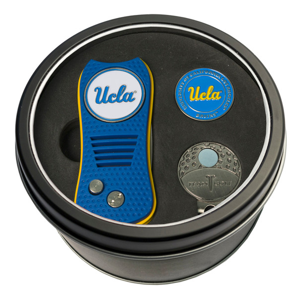 UCLA Bruins Tin Gift Set with Switchfix Divot Tool, Cap Clip, and Ball Marker